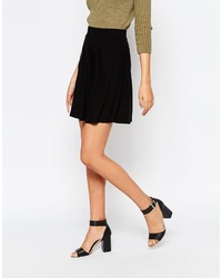 Jupe patineuse noire Asos