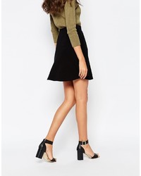 Jupe patineuse olive Asos
