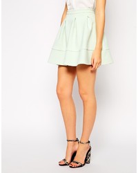 Jupe patineuse vert menthe Asos