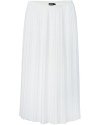 Jupe plissée blanche DKNY