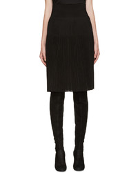 Jupe plissée noire Givenchy