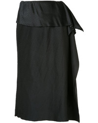 Jupe plissée noire Issey Miyake