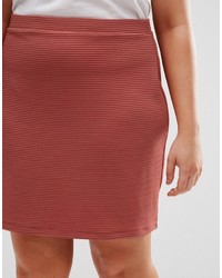 Jupe texturée rouge Asos