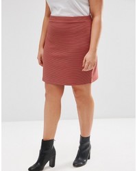 Jupe texturée rouge Asos