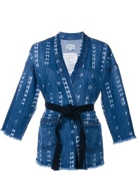 Kimono en denim bleu Current/Elliott