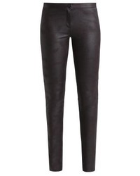Leggings en cuir noirs Dante6