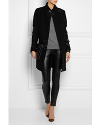 Leggings en cuir noirs MICHAEL Michael Kors