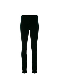 Leggings en velours vert foncé Haider Ackermann