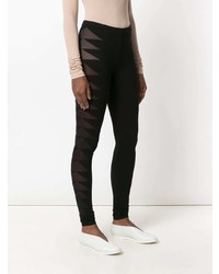 Leggings noirs Rick Owens Lilies