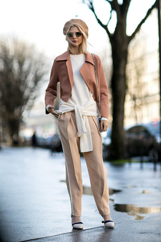 Comment porter un béret beige