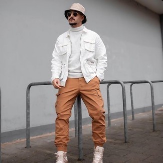 Comment porter un bob beige au printemps