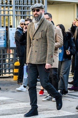 Comment porter une veste à carreaux beige au printemps