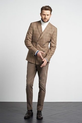Comment porter une veste à carreaux beige au printemps