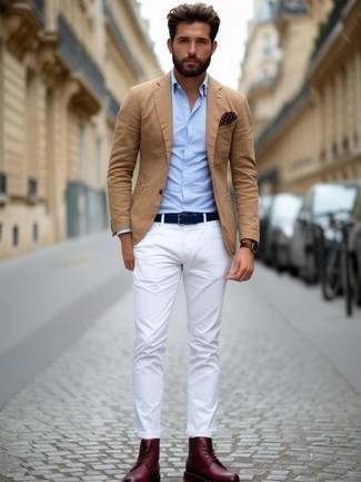 Comment porter une veste en coton beige au printemps à 30 ans
