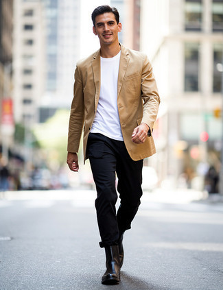 Comment porter une veste en coton beige au printemps à 30 ans
