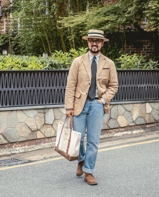 Comment porter une veste en coton beige au printemps à 30 ans
