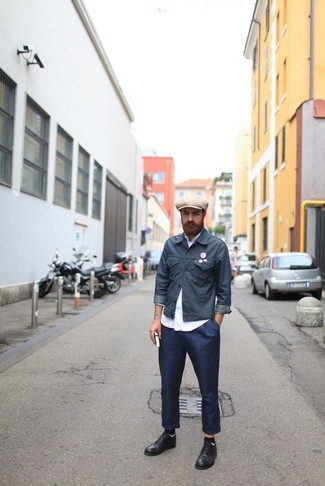 Comment porter une casquette plate beige