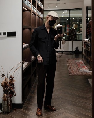 Comment porter une casquette plate beige
