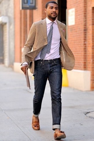 Comment porter une veste en vichy beige pour un style chic decontractés