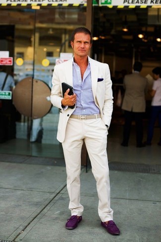 Comment porter une ceinture en cuir beige à 30 ans