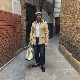 Comment porter un veste militaire beige