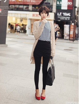 Comment porter un gilet beige
