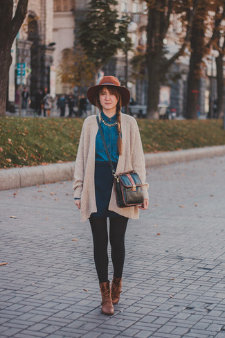 Comment porter un gilet beige