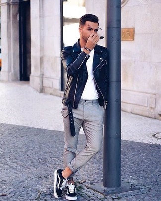 Comment porter une veste motard pour un style chic decontractés