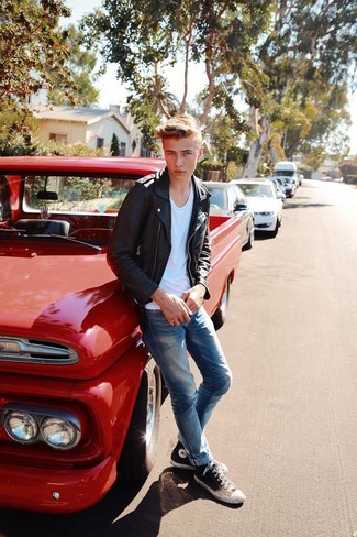 Comment porter une veste motard