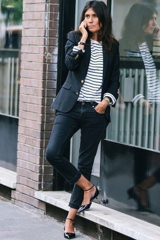 Comment porter un blazer noir