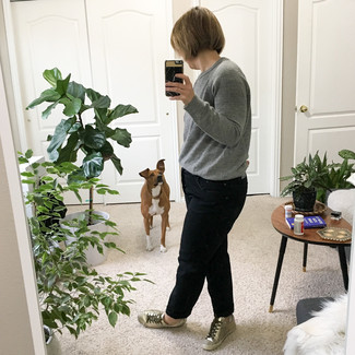 Comment porter un jean boyfriend noir
