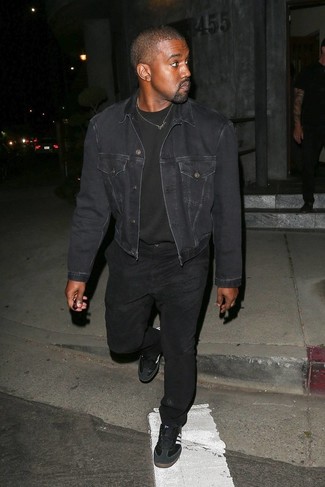 Comment porter une veste en jean noire