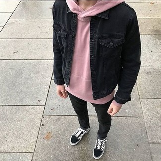 Comment porter une veste en jean noire