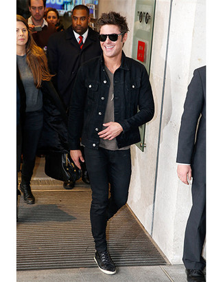 Comment porter une veste en jean noire