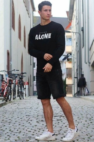 Comment porter un short en denim noir