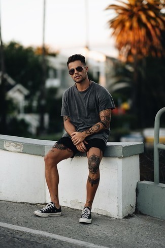 Comment porter un short en denim noir