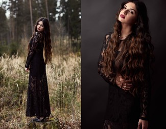 Comment porter une robe de soirée noire
