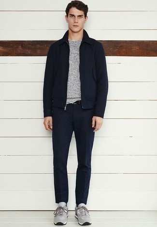 Comment porter une veste harrington noire