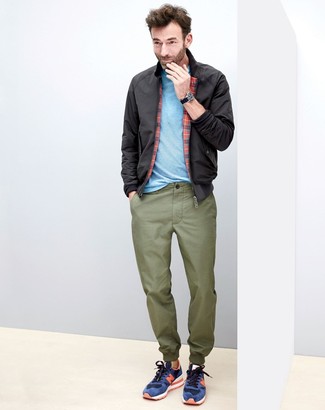 Comment porter une veste harrington noire