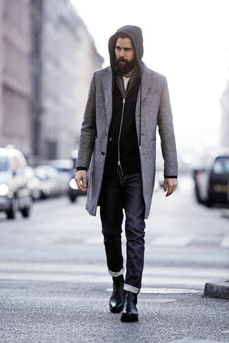 Comment porter un sweat à capuche noir