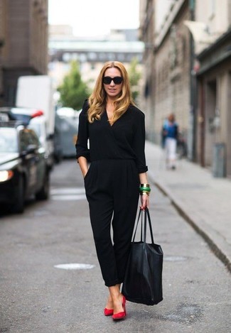 Comment porter une combinaison pantalon noire