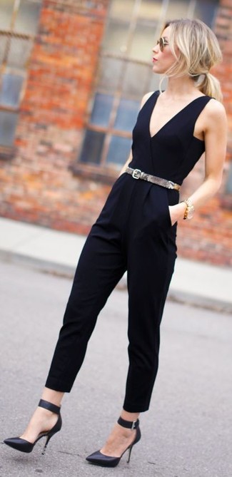 Comment porter une combinaison pantalon noire