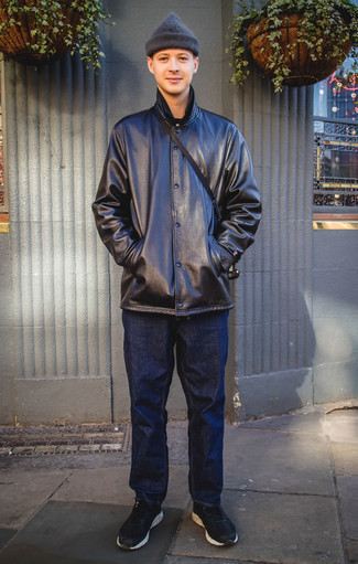 Comment porter une veste en cuir noire