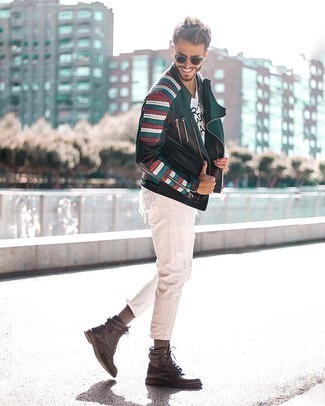 Comment porter une veste en cuir noire