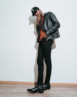 Comment porter une veste en cuir noire