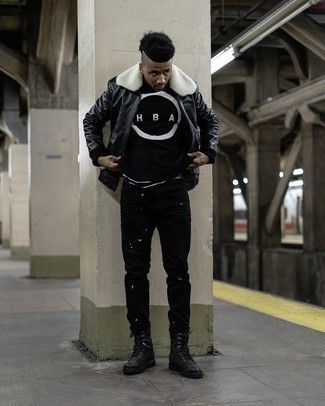 Comment porter une veste en cuir noire