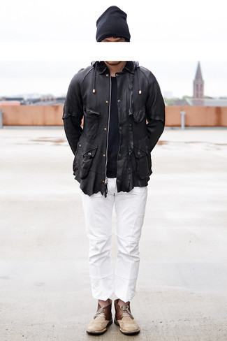 Comment porter une veste en cuir noire