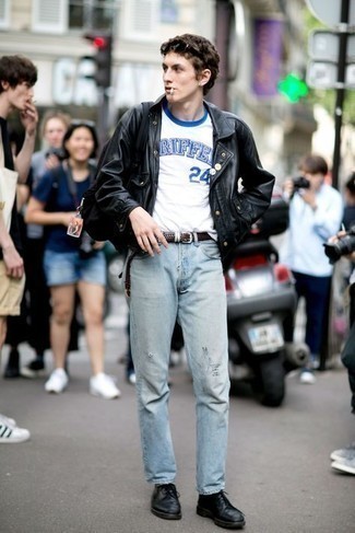 Comment porter une veste en cuir noire
