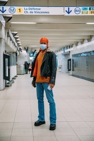 Comment porter une veste en cuir noire