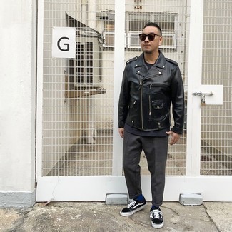 Comment porter une veste en cuir noire